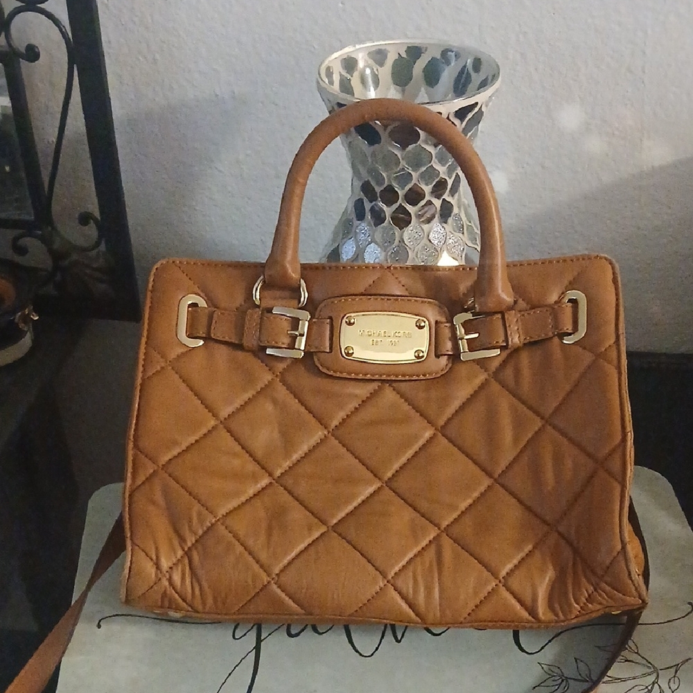 Michael Kors Tan Quilted Women's Bag